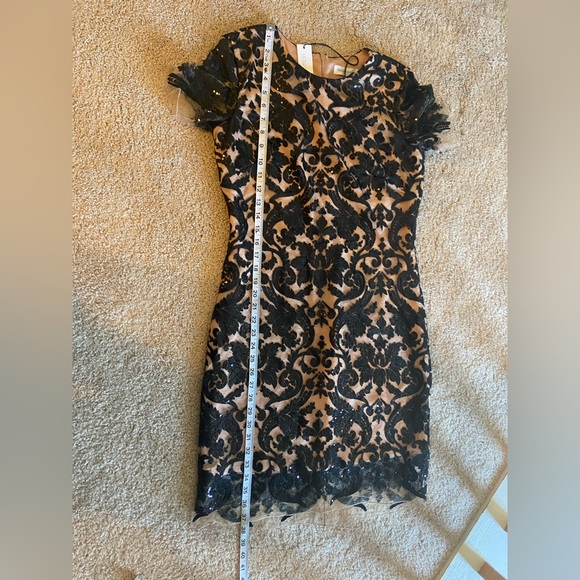 Dress the Population Megan Sequin Lace Shift Dress - Picture 7 of 7